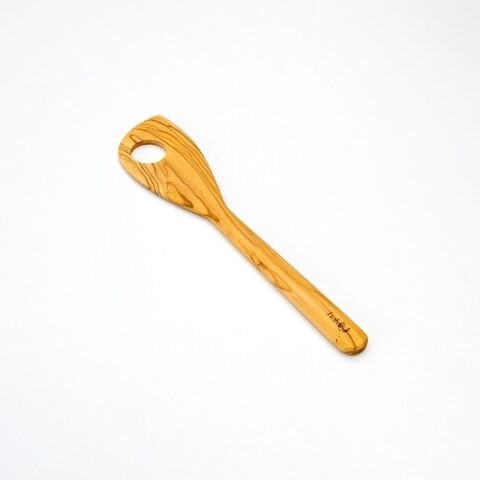 Kişiye Özel Zeytin Delikli Spatula 28 Cm