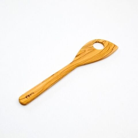 Kişiye Özel Zeytin Delikli Spatula 28 Cm