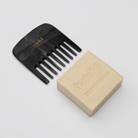 Perma Kemik Tarak & Zeytinyağı Sabunu Seti | %100 Yemeklik Zeytinyağı ile Doğal Saç ve Cilt Bakımı