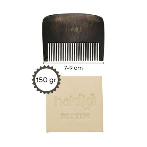 Bebek Kemik Tarak & Bıttım Sabunu Seti | Bıttım ve Yemeklik Zeytinyağı ile Doğal Saç ve Cilt Bakımı