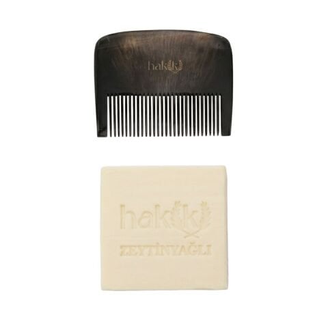 Bebek Kemik Tarak & Zeytinyağı Sabunu Seti | %100 Yemeklik Zeytinyağı ile Doğal Saç ve Cilt Bakımı