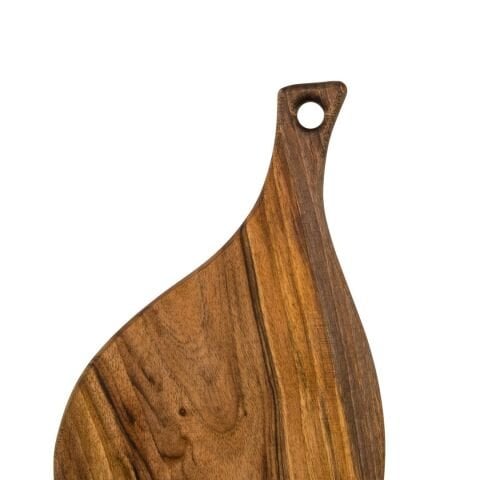 Doğal Ceviz Kesme ve Sunum Tahtası 50 cm | El Yapımı Büyük Boy Servis Tahtası