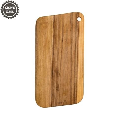 Doğal Ceviz Kesme ve Sunum Tahtası 50 Cm | El Yapımı Büyük Boy Servis Tahtası Model 2