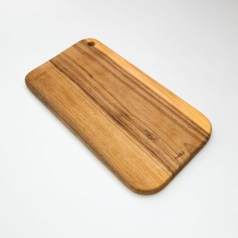 Doğal Ceviz Kesme ve Sunum Tahtası 50 Cm | El Yapımı Büyük Boy Servis Tahtası Model 2