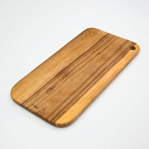 Doğal Ceviz Kesme ve Sunum Tahtası 50 Cm | El Yapımı Büyük Boy Servis Tahtası Model 2