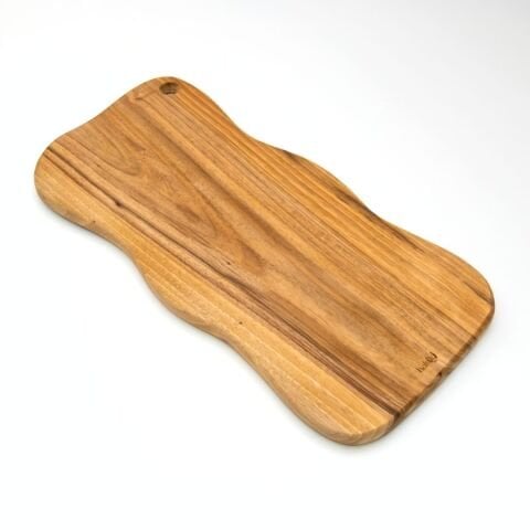 Doğal Ceviz Kesme ve Sunum Tahtası 50 Cm | El Yapımı Büyük Boy Servis Tahtası Model 3