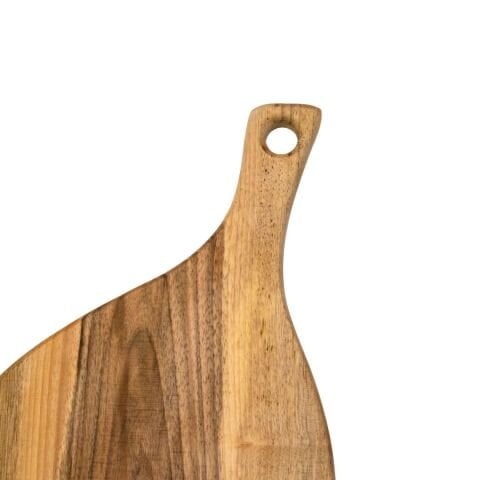 Doğal Ceviz Kesme ve Sunum Tahtası 50 Cm | El Yapımı Büyük Boy Servis Tahtası Model 4