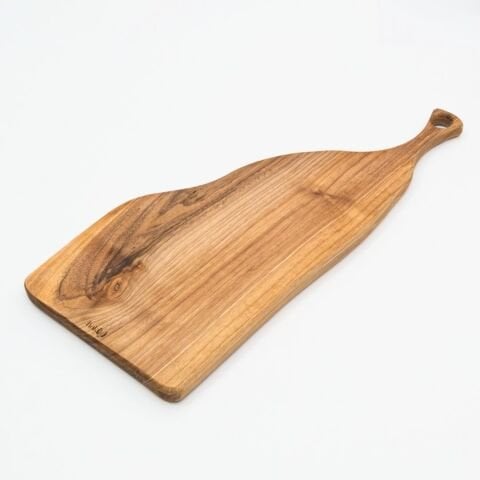 Doğal Ceviz Kesme ve Sunum Tahtası 45 Cm | El Yapımı Orta Boy Servis Tahtası