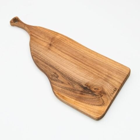 Doğal Ceviz Kesme ve Sunum Tahtası 45 Cm | El Yapımı Orta Boy Servis Tahtası