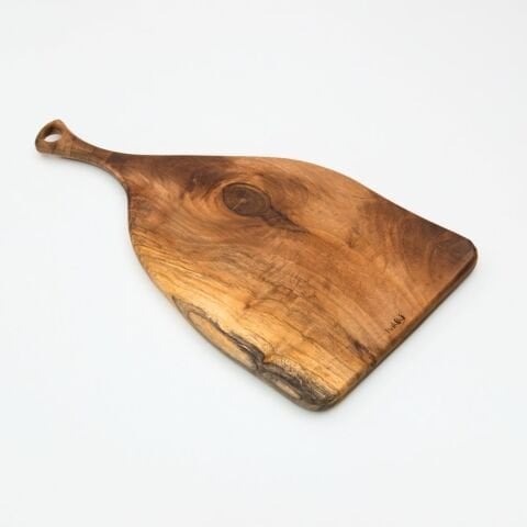 Doğal Ceviz Kesme ve Sunum Tahtası 44 Cm | El Yapımı Orta Boy Servis Tahtası