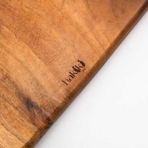 Doğal Ceviz Kesme ve Sunum Tahtası 44 Cm | El Yapımı Orta Boy Servis Tahtası