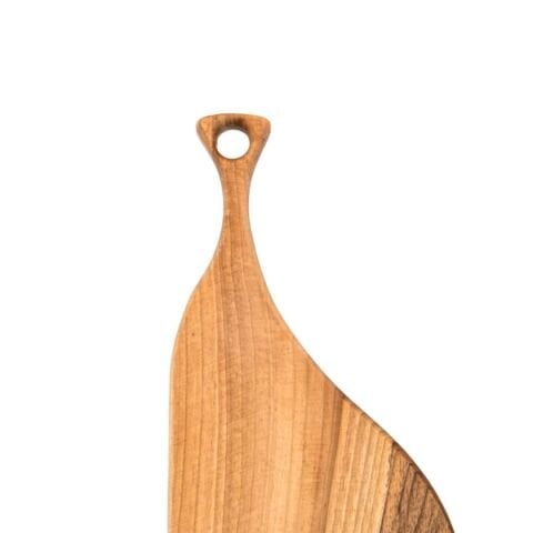 Doğal Ceviz Kesme ve Sunum Tahtası 45 Cm | El Yapımı Orta Boy Servis Tahtası Model 2