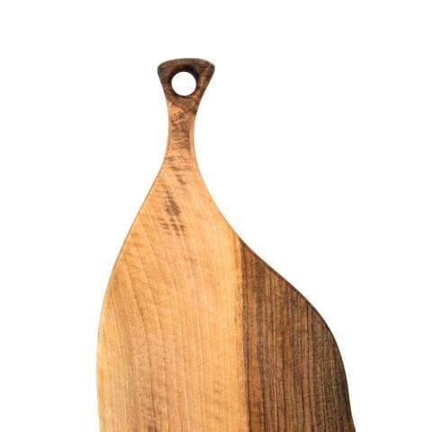 Doğal Ceviz Kesme ve Sunum Tahtası 46 Cm | El Yapımı Orta Boy Servis Tahtası
