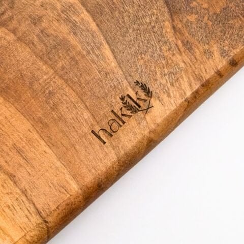 Doğal Ceviz Kesme ve Sunum Tahtası 44 Cm | El Yapımı Orta Boy Servis Tahtası Model 2