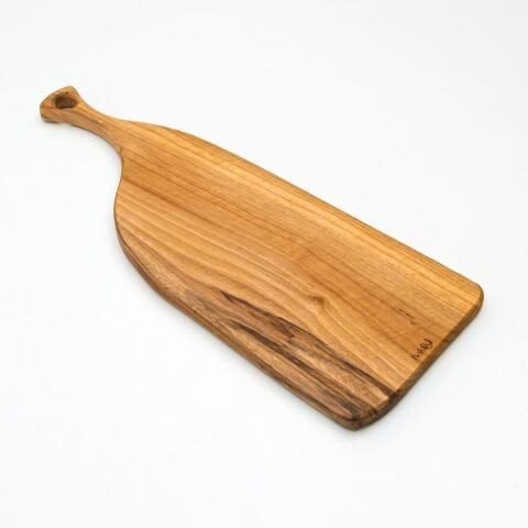 Doğal Ceviz Kesme ve Sunum Tahtası 46 Cm | El Yapımı Orta Boy Servis Tahtası Model 2