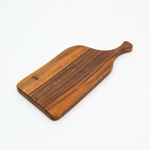 Doğal Ceviz Kesme ve Sunum Tahtası 44 Cm | El Yapımı Orta Boy Servis Tahtası Model 3