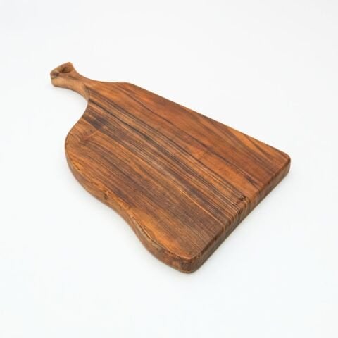 Doğal Ceviz Kesme ve Sunum Tahtası 44 Cm | El Yapımı Orta Boy Servis Tahtası Model 3