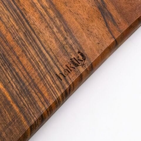 Doğal Ceviz Kesme ve Sunum Tahtası 44 Cm | El Yapımı Orta Boy Servis Tahtası Model 3