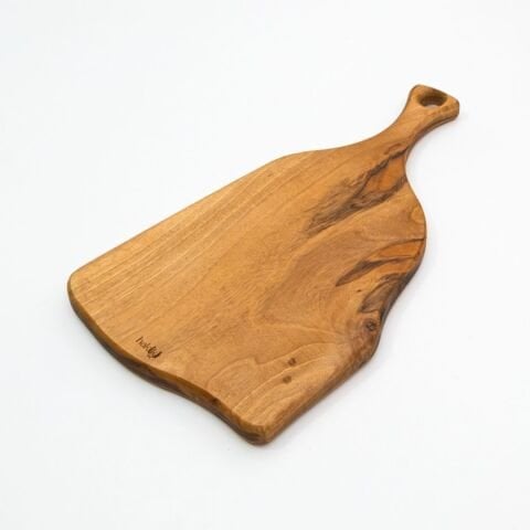 Doğal Ceviz Kesme ve Sunum Tahtası 38 Cm | El Yapımı Küçük Boy Servis Tahtası