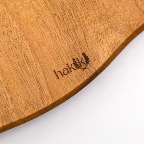 Doğal Ceviz Kesme ve Sunum Tahtası 38 Cm | El Yapımı Küçük Boy Servis Tahtası