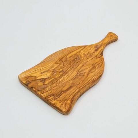 Doğal Zeytin Kesme ve Sunum Tahtası 34 Cm | El Yapımı Küçük Boy Servis Tahtası