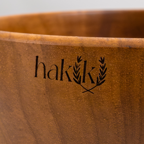 Ceviz Ağacı Kase El Yapımı Doğal Ahşap 15 Cm