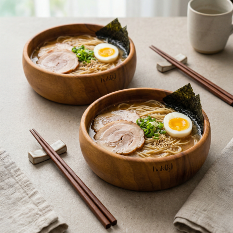 Ceviz Ağacı Kase 2’li Set El Yapımı Doğal Ahşap 15 Cm