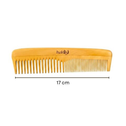 Doğal Erkek Şimşir Tarak Saç ve Sakal Bakımı 17 Cm  – Ultra Pürüzsüz Yüzey