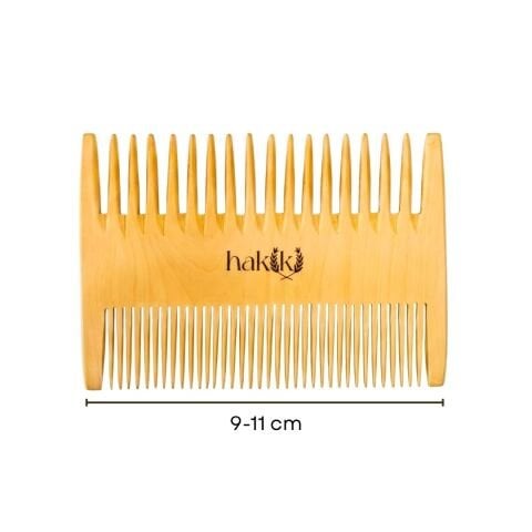 Doğal Çift Taraflı Şimşir Tarak 10 Cm  – Ultra Pürüzsüz Yüzey