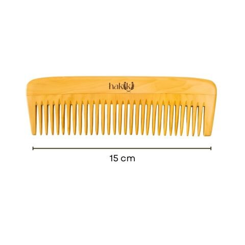 Doğal Şimşir Kadın Tarak 15 Cm  – Ultra Pürüzsüz Yüzey