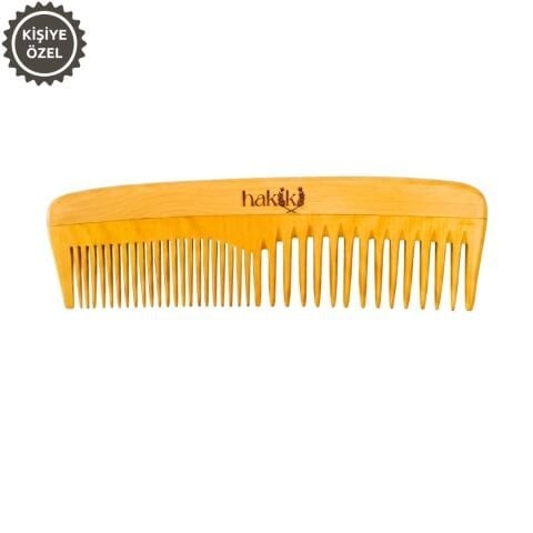 Doğal Erkek Şimşir Tarak Saç ve Sakal Bakımı 14 Cm  – Ultra Pürüzsüz Yüzey