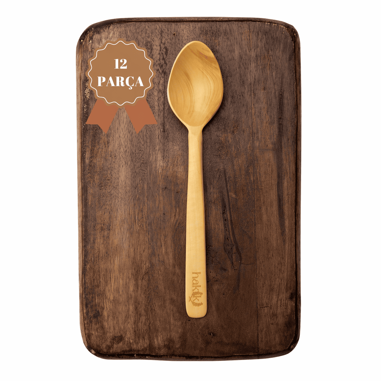 Şimşir Kaşık Seti 20 Cm 12 Parça | Doğal Ahşap El Yapımı