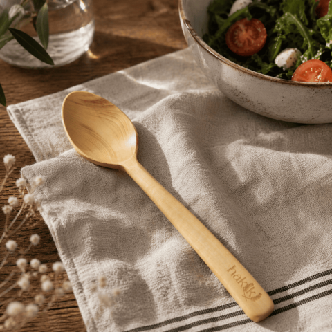 Şimşir Kaşık Seti 20 Cm 12 Parça | Doğal Ahşap El Yapımı