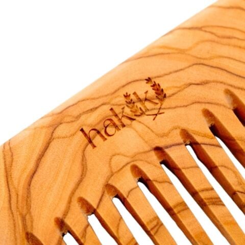 Kişiye Özel Geniş Dişli Şimşir ve Zeytin Tarak Seti 12 Cm | Doğal El Yapımı