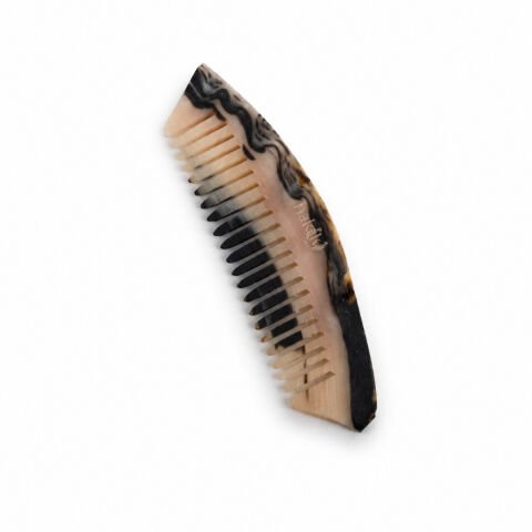 Kadın Kemik Tarak Dalgalı Desen 15 Cm  | Doğal El Yapımı