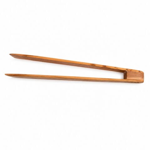 Olive Tongs 27 cm | Handmade from Natural Wood